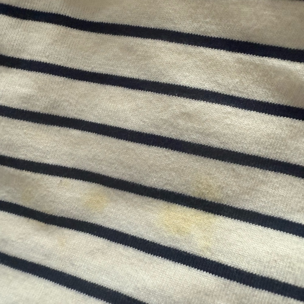 J. Crew‎ Navy and White Striped Top - Picture 6 of 6